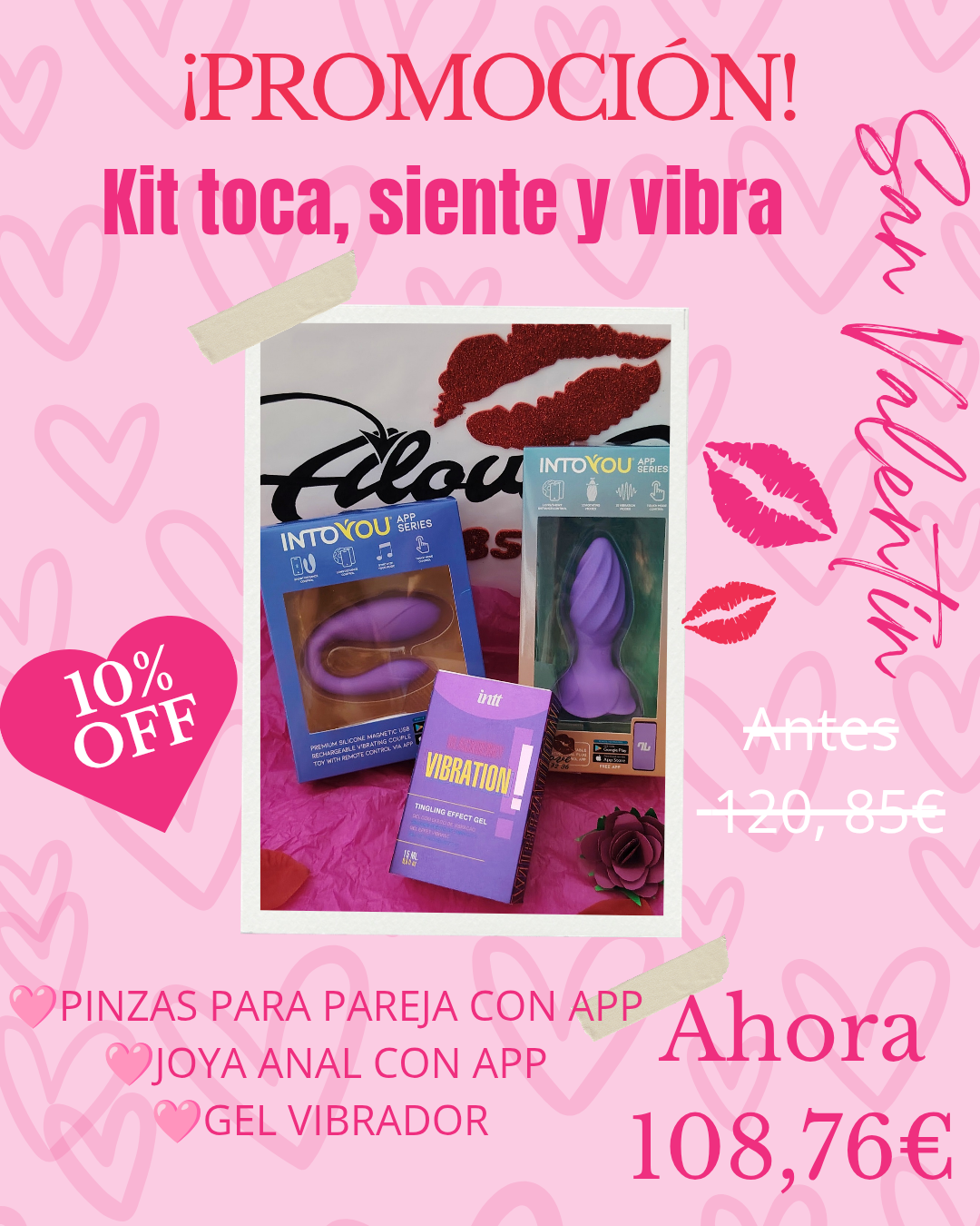 KIT TOCA, SIENTE Y VIBRA - Imagen 2