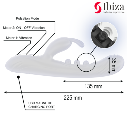VIBRADOR RABBIT IBIZA - Imagen 2